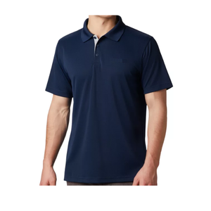 High Quality Men's Casual Cotton T-Shirt Oversized Streetwear with Custom <b>Logo</b> Print Long Fitness Polo - Product Image 2