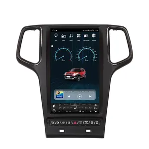 Tela de toque vertical para Jeep Grand Cherokee 2014-2021 Android estilo Tesla de 13.6 polegadas