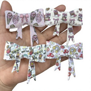 Custom Printing Large Bow <strong>Straw</strong> Toppers Silicone <strong>Straw</strong> Covers for 10mm <strong>Reusable</strong> <strong>Straws</strong> Cover Caps Cute Tumblers Accessories - Product Image 3