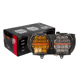 Motorrad Gelb-Klar LED Performance Scheinwerfer Fernlicht Abblendlicht Amber Tagfahrlicht Lampe für Harley Touring Road Glide FLTR 2015-2023 - Product Image 1