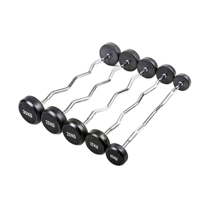 Wholesale Factory Supplied Solid Curl/Straight Barbell Set Powerlifting <strong>Bar</strong> Free <strong>Weights</strong> <strong>for</strong> Weightlifting/<strong>Curling</strong> - Product Image 1