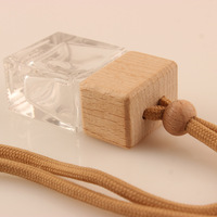 Diffuseur de parfum pour voiture en verre de luxe avec bouchon à vis, capacité de 10 ml pour huile essentielle