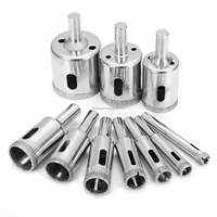 Prix usine 15 pièces diamant enduit trou scie Cutter ensemble 8-50mm forets de forage pour carrelage céramique marbre verre autres matériaux