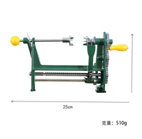 Éplucheur d'orange à manivelle, machine à éplucher les pommes, les pommes de terre et les kiwis, en acier inoxydable, gadgets de cuisine, facile à nettoyer, vert