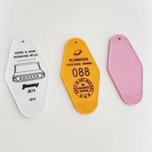 Wholesale Custom logo Printing Plastic Motel Keychain for Promotion - Product Image 6