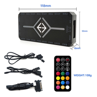 IHTP ARGB Kit de controlador PC ventilador RGB remoto PWM sincronización de la placa madre para la aplicación de escritorio