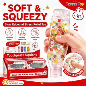 Juguete de Espuma Multicolor con Forma de Pasta de Dientes, Juguete Antiestrés de Rebote Lento, Apto para Niños y Niñas para Coleccionar - Product Image 4