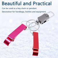 Livraison Rapide – Décapsuleur Porte-clés en Aluminium 8 Couleurs Vives – Outil de Bar Portable pour Bière – Idéal pour Promotion et Expédition en Gros