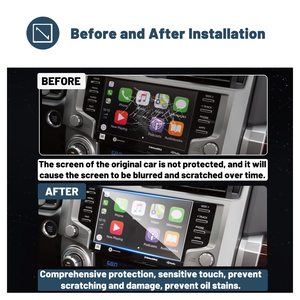 Protector de pantalla de 8 pulgadas Fit Bronco Sport, para <span class=keywords><strong>Ford</strong></span> Bronco Sport CX430, accesorios, dureza 9HD, pantalla táctil de 8 pulgadas, sin burbujas - Product Image 5