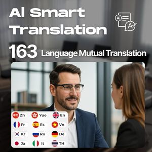 Occhiali di Traduzione AI Nexlenz NL-F1: Traduzione Vocale e Video in Tempo Reale, Modello AI Gratuito per Interpretazione Simultanea Intelligente - Product Image 4