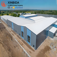 Complexe d'atelier industriel en acier, structure en poutre H soudée avec homologation CWB pour les opérations d'usine quotidiennes