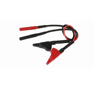 Petites pinces crocodiles de sécurité à 4mm fiche banane <span class=keywords><strong>test</strong></span> plomb pince crocodile fil - Product Image 2