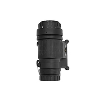 PVS-14 NVT4 FOM1400-1700 Monokuler Penglihatan Malam Fosfor Hijau/Putih P43/P45 Dilengkapi Penerang IR