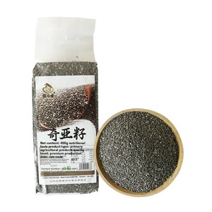Graines <span class=keywords><strong>de</strong></span> Chia en vrac, sac <span class=keywords><strong>de</strong></span> 400g, <span class=keywords><strong>substitut</strong></span> <span class=keywords><strong>de</strong></span> céréales instantanées, compagnon <span class=keywords><strong>de</strong></span> <span class=keywords><strong>petit</strong></span>-<span class=keywords><strong>déjeuner</strong></span>, conservation à température ambiante - Product Image 1