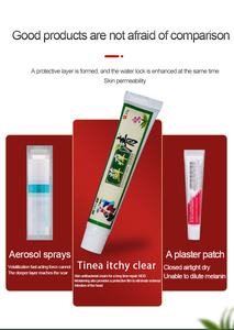 Crema <span class=keywords><strong>eczema</strong></span> a base de hierbas chinas naturales OEM/ODM, gran oferta, suministro sanitario para infecciones de picazón en la piel, crema - Product Image 4