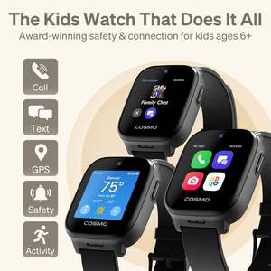 JrTrack Cosmo 5 Kids 스마트 워치 최고의 어린이 안전 전화 시계 정밀 실시간 GPS 추적 통화 텍스트 활동 학교 설정 - Product Image 2