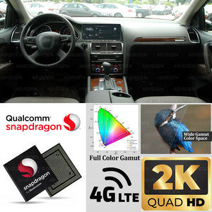 Android 13 Qualcomm CPU Head Unit Car DVD Stereo Player pour AUDI Q7 First Generation 4L 2005-2015 Avec Car GPS Navigation - Product Image 4