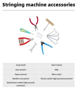 हाई एंड स्वचालित इलेक्ट्रॉनिक शटलकॉक बैडमिंटन टेनिस रैकेट इलेक्ट्रिक स्ट्रिंगिंग मशीन - Product Image 6