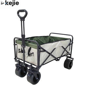 Carritos Plegables Resistentes <span class=keywords><strong>de</strong></span> 180L, Carritos Utilitarios Plegables para Playa y <span class=keywords><strong>Camping</strong></span> con Ruedas Grandes - Product Image 1