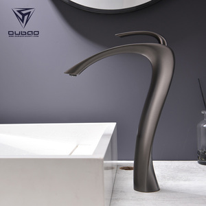 Robinet de lavabo haut de gamme en laiton, le plus résistant, à poignée unique pour salle de bain - Product Image 1