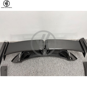 Nouveau pare-chocs en fibre de carbone semi-sèche style Tehart pour 911 2012-2016, aileron arrière, jupes latérales, diffuseur avant, pièces automobiles - Product Image 2
