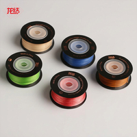 Accessoires de vente directe d'usine LONGJIE : Cordon ciré pour nœuds chinois, Sangle en nylon, Fil ciré coréen 1mm, Accessoires tendance