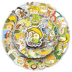 50 Piezas de Pegatinas de Loro Bebe Personalizadas, Creativas, de Dibujos Animados, Impermeables, con Superficie Brillante, para Escritorios y Computadoras - Product Image 6