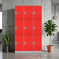 Casier de rangement pour piscine à monnayeur Easy Locker E-380 -IMD en plastique ABS imitation bois, résistant à la rouille et étanche