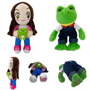Jouets en peluche mignons de couple de grenouilles, M. Long-legged, Grenouille Gu Gua célèbre sur Internet, Grenouille Solitaire, Cadeaux d'anniversaire, Noël - Product Image 1