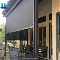 Pergola bioclimatique en aluminium motorisée pour balcon de jardin, auvent intelligent à lames orientables, gazebo motorisé, revêtement poudré, respectueux de l'environnement