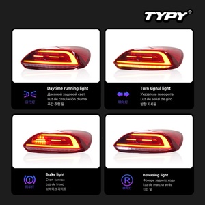 อุปกรณ์ตกแต่งรถยนต์ TYPY สำหรับ VW Scirocco ชุดไฟท้าย ไฟท้าย ไฟเลี้ยว ไฟเบรก ปี 2009-2014 - Product Image 4