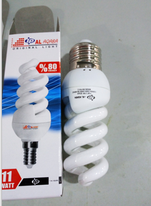 Lampe à économie d'énergie CFL OEM E27 spirale complète 6000K lumière du jour 11W 80lm/W 6000 heures CRI 80 AC 220V Garantie 2 ans - Product Image 1