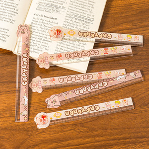 Regla Acrílica de Capibara de 15 cm, Diseño de Dibujos Animados, Material Escolar - Product Image 2