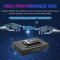 Nuevo Android Smart ATV TV Box T95W 4K Reproductor multimedia Control de voz Dispositivo de transmisión HD remoto Android TV STB