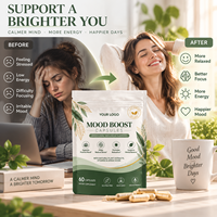 Capsules pour améliorer l'humeur, marque privée, soulagement du stress, soutien à l'équilibre de l'humeur, fabrication OEM ODM