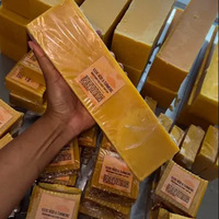 Jabón de cúrcuma de Ácido Kójico orgánico Etiqueta privada Blanqueamiento y eliminación de manchas oscuras Jabón de cúrcuma