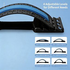 Stretcher Lombare Regolabile a 4 Livelli con Punti di Agopressione Magnetici per Supporto Lombare e Sollievo dal Dolore - Product Image 2