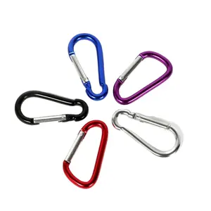 Móc Khóa Hình Bầu D Móc Khóa Carabiner Bằng Hợp Kim Nhôm Móc Khóa Carabiner Cho Khóa Móc Vòng Chìa Khóa