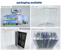 Promotion personnalisé coloré blanc Transparent boîtier emballage Cassette ruban adhésif