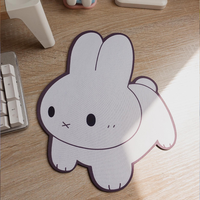 Tapis de souris de jeu en caoutchouc personnalisé en forme de dessin animé, tapis de bureau pour PC