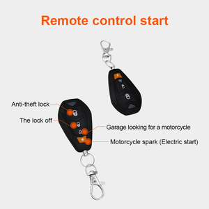 Nuovo modello di alta qualità 2 telecomando motore start one click start phone BT PKE sistema di allarme moto - Product Image 3