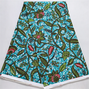 Prix Promotionnel Tendance Tissu Hollandais Ankara Coton Ciré Africain Imprimé 6 Yards Pour Pagnes et <span class=keywords><strong>Dentelle</strong></span> - Product Image 4