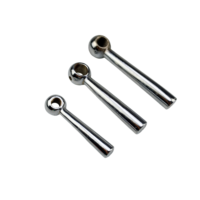 Chrome Plated Revolving Ball Handle Grip Tapered Cone Shank Female Thread M6 M8 M10 M12 for Machine Tool Lathe Milling CNC
