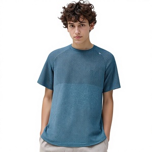 Camiseta Deportiva de Secado Rápido para Hombre, Manga Corta, Transpirable, para Verano, Cuello Redondo - Product Image 1