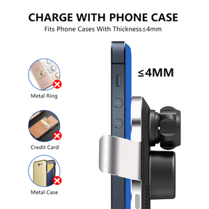 Soporte <span class=keywords><strong>de</strong></span> aluminio para teléfono <span class=keywords><strong>de</strong></span> coche <span class=keywords><strong>Cargador</strong></span> inalámbrico 15W <span class=keywords><strong>Cargador</strong></span> rápido Sujeción automática <span class=keywords><strong>Cargador</strong></span> <span class=keywords><strong>de</strong></span> coche inalámbrico <span class=keywords><strong>de</strong></span> carga automática - Product Image 4