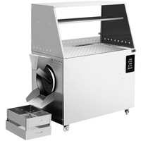 Machine à rôtir les noix entièrement automatique, état neuf, gaz ou électrique, machine à rôtir les noix de maïs, les cacahuètes, les graines, rôtisseur automatique