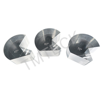 Transducteur ultrasonique standard en cristal 2,25 MHz, sonde en coin AWS 70 60 45 pour détecteur de défauts ultrasonique