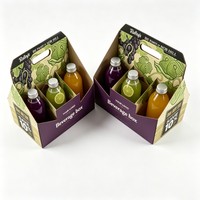 Boîtes d'emballage en gros pour bouteilles de boissons, bière, eau minérale, boissons énergisantes, boîtes en papier personnalisées