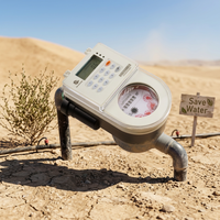 Medidor de Agua Inteligente con Teclado Antimanipulación IP68, Prepago con Token STS, Compatible con la Aplicación de Pago Móvil Orange Bank Mpesa