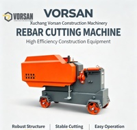 Machine de découpe de barres d'armature montée sur roues GQ-50 pour usine de béton préfabriqué et atelier d'acier – Machine de découpe de barres d'armature haute efficacité